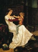 Albert Edelfelt Queen Blanka oil painting